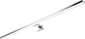 kalb LED Spiegelleuchte 80cm LED Badleuchte Badlampe Spiegellampe 230V warmweiß, verchromt, warmweiß