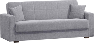 3-Sitzer-Container-Schlafsofa, 212 x 80 x 87 h cm, Farbe Grau