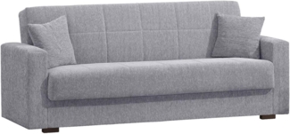 3-Sitzer-Container-Schlafsofa, 212 x 80 x 87 h cm, Farbe Grau