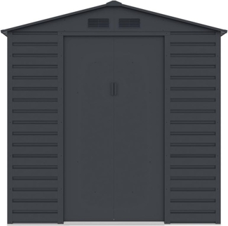 Vente-unique - Gartenhaus - verzinkter Stahl - Anthrazit - 4,15 m² - ADELMO