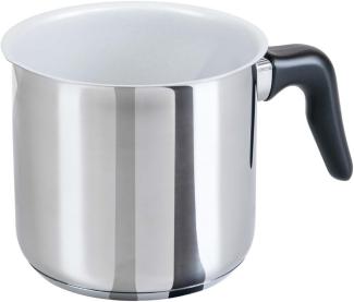 Genius Milchtopf Cerafit Steel Milchtopf 14 cm, Edelstahl, Keramik, Antihaft-Beschichtung