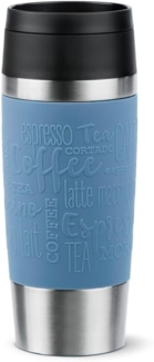 EMSA Thermobecher Travel Mug Classic, Aquablau, 0.36 l