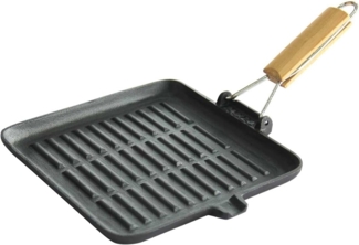 KingHoff 24cm Grillpfanne aus Gusseisen