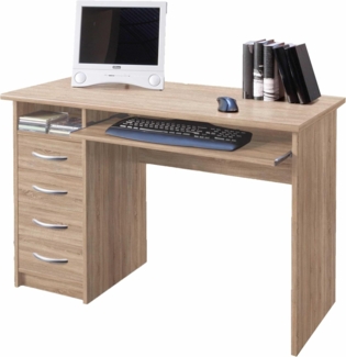 Schreibtisch TRIO Arbeitstisch Eiche Sägerau Nb. ca. 110 x 75 x 55 cm