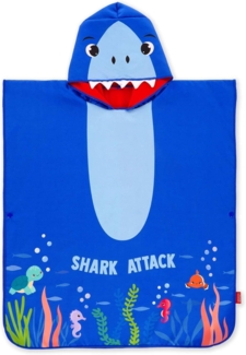 Legami Poncho-Handtuch für Kinder Shark