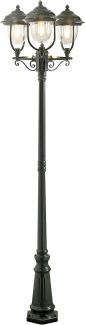 KONSTSMIDE No. 7227-600 Aussenstandleuchte Parma Alu Grün H 218 cm