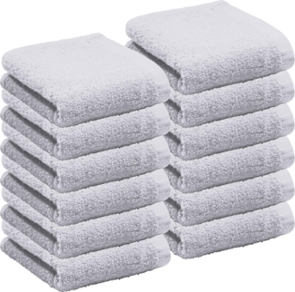 REDBEST Gästehandtuch Gästetuch "Oceanside" 12er-Pack, Frottier, Walk-Frottier Uni