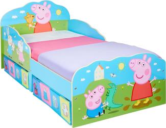 Worlds Apart 'Peppa Pig' Kinderbett 70x140 cm, inkl. zwei Schubladen