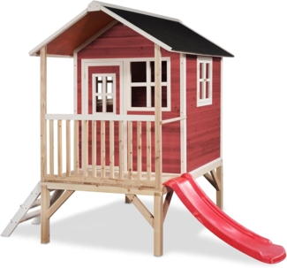 EXIT Loft 300 Holzspielhaus - rot