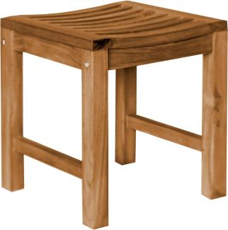 Hocker Fussbank Ferrara Teak Massivholz von Teako Design