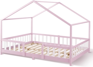 Kinderbett Treviolo 140x200 cm Rosa [en. casa]