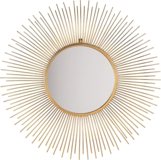 Wandspiegel gold Sonnenform ø80 cm CILLY
