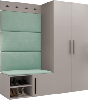 Garderoben-Set Mapreni I (Farbe: Cashmere, Manila 11)