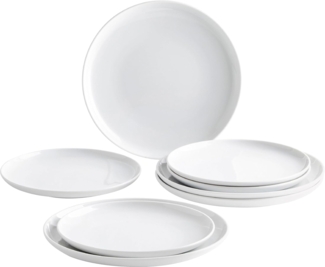 KAHLA Tafelservice BBQ Grillteller-Set (8-tlg), 4 Personen, Porzellan, Made in Germany