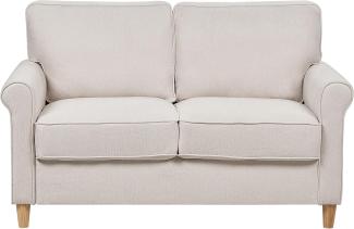 2-Sitzer Sofa Stoff helles Beige RONNEBY