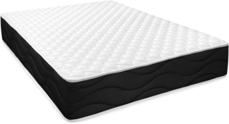 Homey Viskoelastische Matratze Sleep Pro wendbar (Winter-Sommer), Härtegrad mittel bis hoch, Dicke 30 cm, milbendicht, antibakteriell und hypoallergen, 140x190 cm