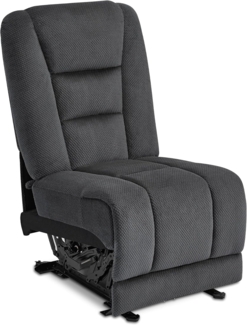 M MCombo Sofazubehör Ersatzteil Mittelsitz für Elektrisch 2 Sitzer Sofa 2S-7009/7009M2, Fernbedienung & Liegefunktion (Grau)