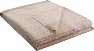 Biederlack Plaid White Boucle|130x170 cm