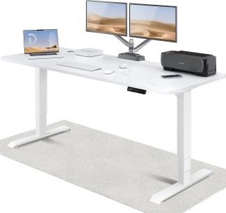 Höhenverstellbarer Schreibtisch (200 x 80 cm) - Schreibtisch Höhenverstellbar Elektrisch mit Flüsterleisem Dual-Motor & Touchscreen - Hohe Tragfähigkeit - Stehtisch von Desktronic