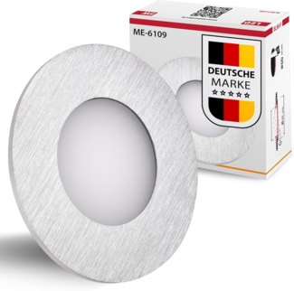 Maxkomfort LED Wandstrahler 6104, ohne Leuchtmittel, 3000K, Warmweiß, Treppenbeleuchtung