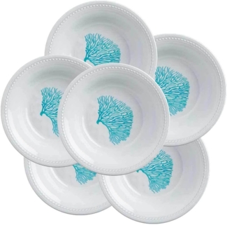 tiefer Teller, Suppenteller, Melamin - Harmony Mare 6er Set
