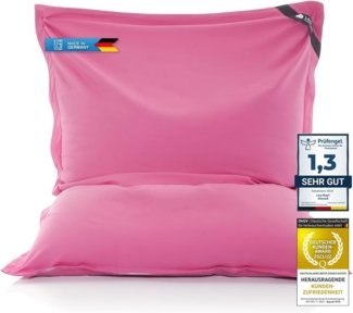 LAZY BAG Sitzsack für Indoor & Outdoor, Pink-Rosa, Baumwolle, 400 l