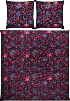 REDBEST Bettwäsche Bettwäsche, Mako-Satin, Satin Blumen