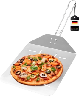 bremermann Pizzaschneider Pizzaheber, klappbarer Griff // Edelstahl, ca. 24 x 55 cm