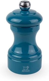 Peugeot Bistro Pfeffermühle 10 cm Pazifikblau lackiert Holz