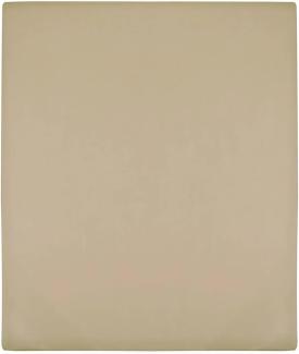 vidaXL Spannbettlaken 2 Stk. Jersey Taupe 100x200 cm Baumwolle 136223