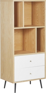 Regal 4 Fächer RICHMOND Heller Holzfarbton