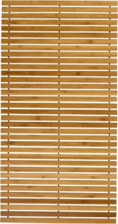 Kleine Wolke Holzmatte Level Badteppich, 100% Bambus, Natur, 115x60 cm, 115. 00x60. 00 cm, 4072202455