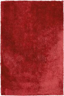 Teppich rot 160 x 230 cm Shaggy EVREN