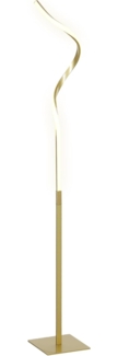 HOMCOM LED Stehlampe Stehleuchte mit Fußschalter, 3 Lichtfarben, LED, Modern 146 cm Stehleuchte für Schlafzimmer, Gold