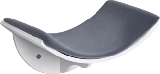 PawHut Kratzbaum Katzenliege Katzen Wandliege Wandmontage Plüschauflage MDF Weiß+Grau, Grau 41 x 28 x 21 cm