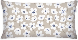 TOM TAILOR HOME Kissenhülle new bedroom, FRESH FLOWERS, 40x40 cm oder 40x80 cm, (1 Stück), mit farbigem Markenreißverschluss