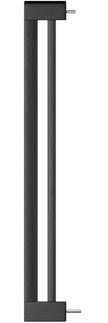 BOMI Verlängerung für Türschutzgitter Verbreiterung für Kinderschutzgitter Miko 10-50 cm Schwarz, Zubehör für Treppenschutzgitter zum Klemmen - Ohne Bohren