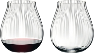 Riedel Tumbler Collection Optical O All Purpose Allzweckglas, 2er Set, Weinglas, Wasserglas, Cocktailglas, Hochwertiges Glas, 762 ml, 0515/67