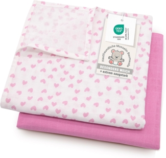 ZOLLNER Spucktuch, (2-tlg, Geschenk-Set), 100% Baumwolle