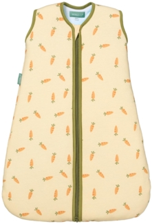 molis&co - Baby Schlafsack 2.5 TOG - Ganzjahres Schlafsack - Babyschlafsack Neugeborene - 100% Baumwolle (Oeko-TEX 100), ärmellos Winterschlafsack wattiert - Premium Qualität - Carrots (95 cm)