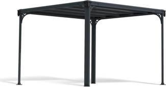 Palram - Canopia 'Milano 3000' Aluminium Pavillon, Anthrazit, 308 x 308 x 221 cm