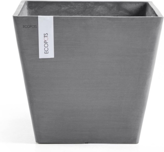 ECOPOTS Blumentopf ROTTERDAM Grey, BxTxH: 20 x 20 x 17,5 cm