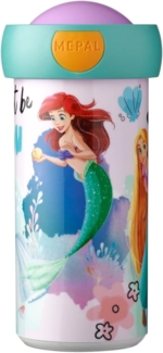 Mepal - Verschlussbecher Campus - Trinkbecher - Auslaufsicherer Wasserflasche für Kinder - Wiederverwendbarer Becher - BPA-frei & Spülmaschinenfest - 300 ml - Disney Princess
