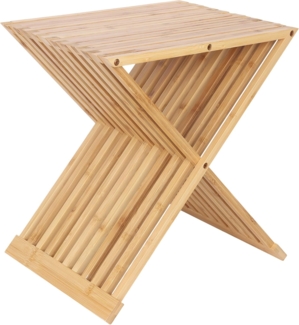 Pflanzenhocker klappbar Bambus 10051328