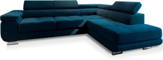 Masseno Ecksofa SELVA mit Schlaffunktion L-Form, Sofa mit Bettkasten