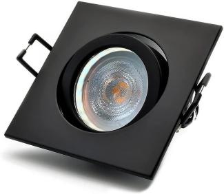 MR16 Einbaustrahler Dalla eckig schwenkbar Schwarz