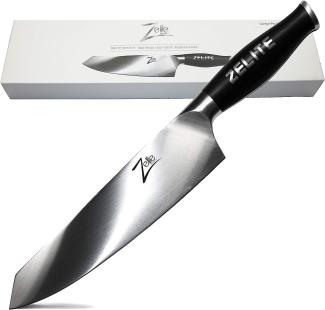 Comfort Pro Serie 9" Kiritsukemesser 56 HRC Edelstahl Schwarz