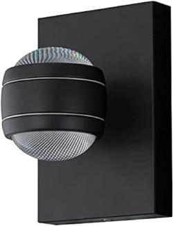 Eglo 94848 LED Wandleuchte SESIMBA Up & Downlight 2-flammig SCHWARZ