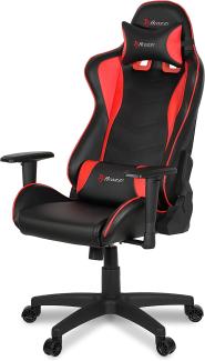 Arozzi Mezzo V2 Gaming Stuhl, Kunstleder, Rot, 53 x 50 x 137 cm