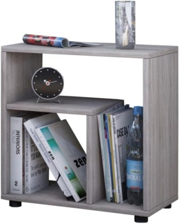 VCM Beistelltisch & Couchtisch Zeito 911272 Sonoma-Eiche (Sägerau) H. 55 x B. 50 x T. 30 cm